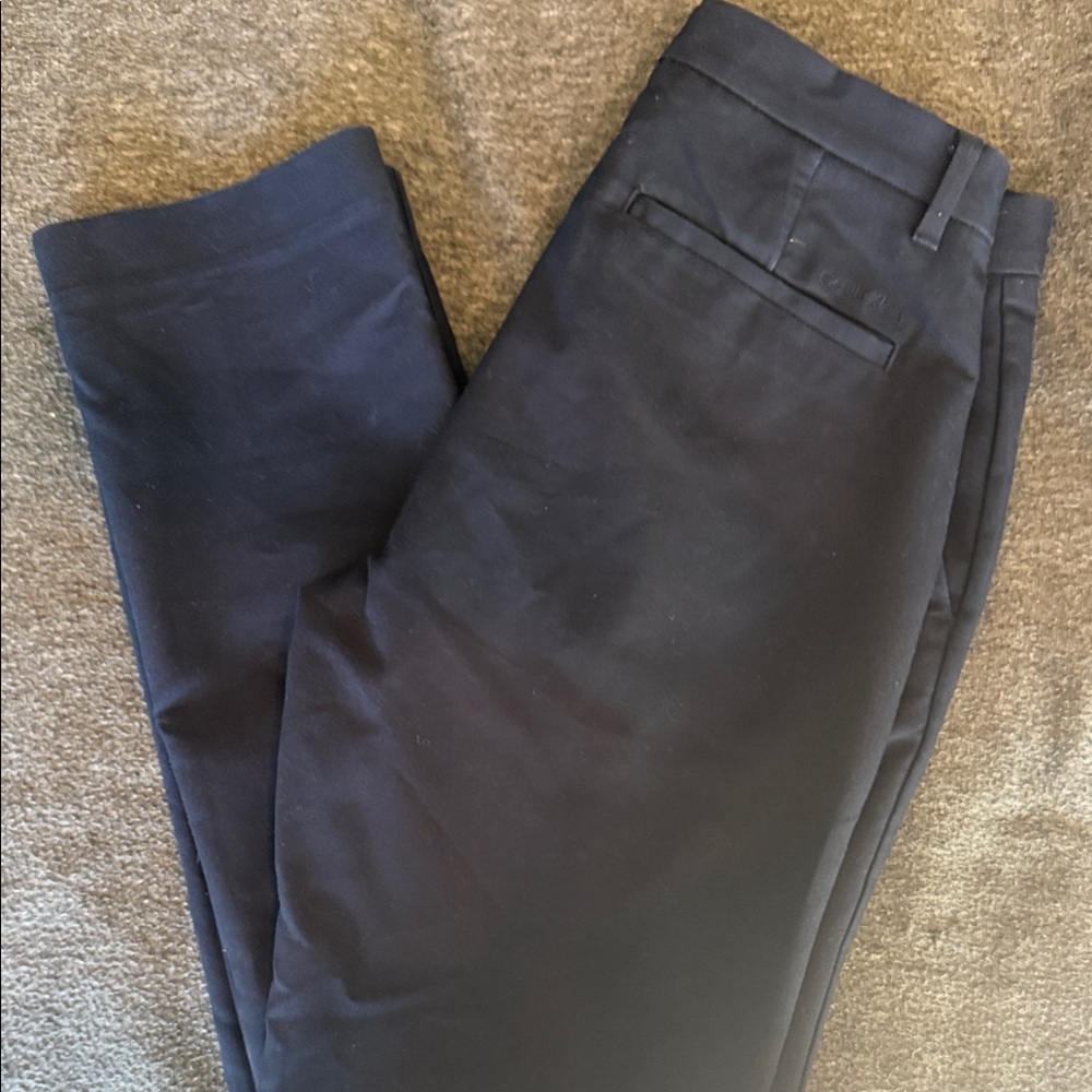 Calvin Klein Men's Navy Chinos